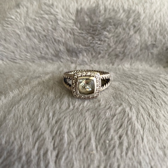 David Yurman Jewelry - David Yurman Petite Albion Ring with Diamonds, 6